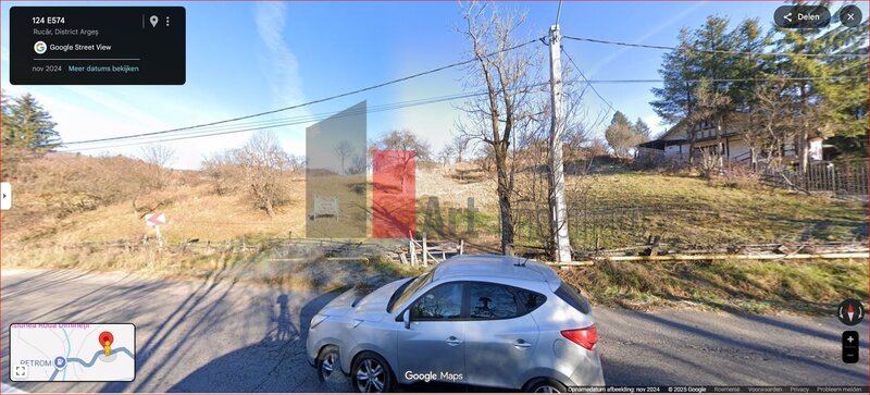 Rucar Teren intravilan 3214 mp  in Rucar cu deschidere 56 m in DN73