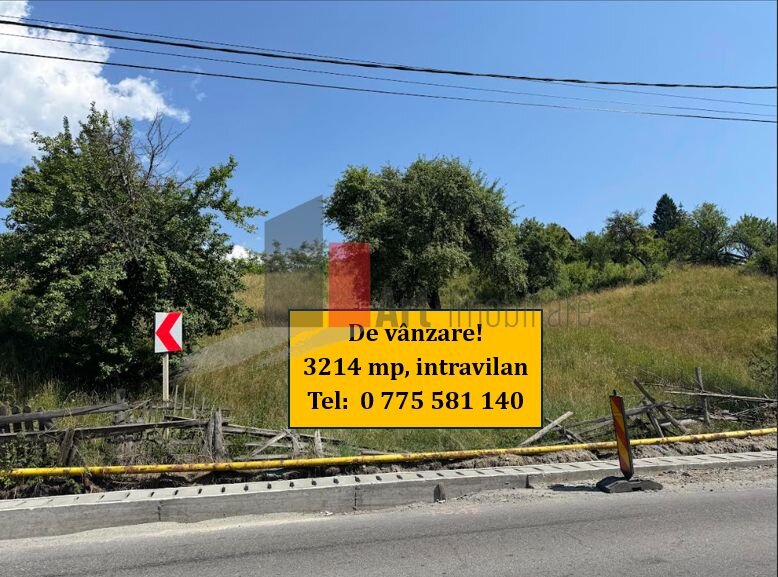 Rucar Teren intravilan 3214 mp  in Rucar cu deschidere 56 m in DN73